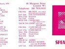 Stranglers The Gonzales Eddie & the Hot Rods Racing Cars 1976 Programme