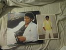 Michael Jackson Thriller LP and Autographed hand signed color Photo