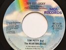 TOM PETTY & THE HEARTBREAKERS • You got lucky • RARE 45 PROMO • EL SALVADOR 1982