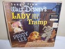 Peggy Lee ?– Walt Disney's Lady And The Tramp - 45 EP Vinyl, Decca ED 728 - 1955
