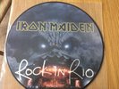 IRON MAIDEN - ROCK IN RIO.  PICTURE DISC LP RECORD. UNPLAYED.
