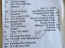 Leonard Cohen Signed Setlist Birmingham LG 2008