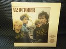 THE U2 OCTOBER  ORIGINAL AUTOGRAPH