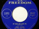 JERRY STONE with the 4 DOTS 45 My Baby/It's Heaven FREEDOM doo wop NM ws1372