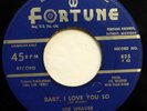 JOE WEAVER & DON JUANS 45 Baby, I love you.. / It must be.. FORTUNE Doowop Kz41