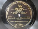 78rpm HEINRICH GRUNFELD Cello - BOCCHERINI Menuett - RARE G&T 1902