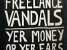 Freelance Vandals - Yer Money Or Yer Ears LP VG+ GD 5990103 Vinyl w/Insert