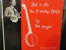 PETE SEEGER How to Play 5-string Banjo Folkways FI 8303 Booklet 1963 Vinyl EX