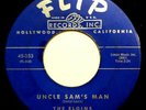 The ELGINS 45 Uncle Sam's Man / Casey Cop 1961 Doo Wop WS1404