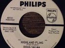 Doug Salma and The Highlanders, Highland Fling / The Scavenger 45,  HOT ROD NM