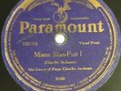 78 rpm Rare Delta Blues,Paramont 12275 by Ida Cox & Charlie Jackson grade VGVG+