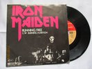 SINGLE VON IRON  MAIDEN  RUNNING FREE / BURNING AMBITION