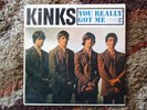 The Kinks-You Really Got Me LP Record 1964 R 6143 Rock Tri Color Mono Label