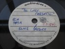 Elvis Presley THE LAST FAREWELL ONE SIDED ' ACETATE ' 1-2 PLAYS