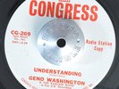 NORTHERN SOUL 45 - GENO WASHINGTON - UNDERSTANDING /WATER PROMO Congress M- Hear