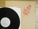 THE WHO: 'LIVE AT LEEDS' - NEAR MINT VINYL LP WITH ALL 12 INSERTS