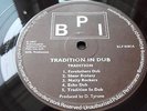 TRADITION Tradition In Dub UK LP 1St.Press A1.B1. `DEBUT` 1977 mint audio N/M++