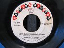 DIMPLES JACKSON   LOVE CAME TUMBLING DOWN  RARE POPCORN R&B 45 GARDENA 114 HEAR