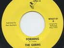 Rare Punk 45 - The Germs - Forming - What Records # 01