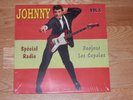 JOHNNY HALLYDAY RARE 25 CM special radio  bonjour les copains  volume 5 NEUF