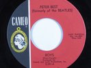 Rock 45 PETER BEST Boys CAMEO Beatles HEAR