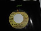 The Beatles John Lennon PROMO Apple 45 record WHAT YOU GOT, 1974 black star