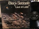 BLACK SABBATH LIVE AT LAST 1980 NEMS BS 001 UK EX vinyl