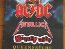 Ac/dc - Monster Of Rock Donnington 91 Programme Metallica Motley Crue