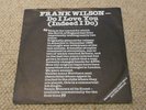 FRANK WILSON- DO I LOVE YOU- 1ST PRESS UK DEMO/SLEEVE TAMLA MOTOWN TMG 1170- EX+