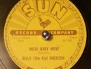 BILLY EMERSON - Move Baby Move/When It Rains It Pours - SUN 214 R&B ROCKER 78