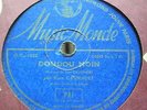 78 rpm-SAM CASTENDET - DOUDOU MOIN-LE NEGUE ANTILLAIS- MUSIC MONDE 1022