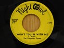 Forgoten Tymes 45 Won`t You Be With Me    Night Owl VG to VG- plays nice  Garage