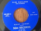 MINT R&B Rocker 45 SLIM GAILLARD Many Things/Darktown Strutters Ball SGM Records
