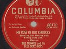 minty BILL MONROE & BLUE GRASS BOYS 78 Col. 38172 