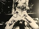 Punk EDDIE  &  HOT RODS very rare Signed By all of the band