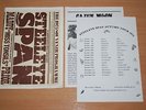 STEELEYE SPAN  - RARE 1975 UK TOUR PROGRAMME program all around my hat