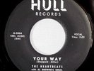 HEAR IT 50's Doo-Wop 45 rpm record The Heartbeats 