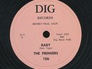 78tk-R&B vocal group-DIG 106- The Premiers