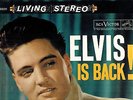 MFD IN CANADA GATEFOLD TAN LABEL NM ROCK LP ELVIS PRESLEY : ELVIS IS BACK
