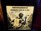 RARE AUTOGRAPHED FENTON ROBINSON somebody loan me a dime WITH SHOW TICKET