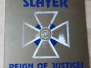 Slayer ?- Reign Of Justice ( Clear Vinyl LP- White Label-Cover is golden-brown )