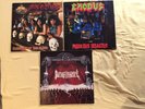 3 LPs: Exodus - Fabulous Disaster/Pleasures of the Flesh & Death Angel - Act III