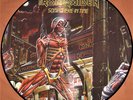 IRON MAIDEN SOMEWHERE IN TIME LP PICTURE DISC UK EMI RARE PIC DISK WASTED YEARS