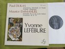 Paul Dukas Maurice Emmanuel piano Yvonne Lefebure