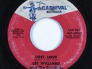 Northern Soul 45 LEE WILLIAMS Lost Love CARNIVAL HEAR
