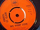 CHERYL ST. CLAIR-MY HEARTS NOT IN IT/WE WANT LOVE-CBS 1966 SINGLE