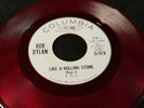 Rare RED VINYL Bob Dylan 45