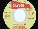 R&B Mod Soul 45 LITTLE DOOLEY She's So Fine BAYLOR HEAR