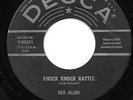 REX ALLEN 45RPM '58 DECCA KNOCK KNOCK RATTLE ROCKABILLY VG VINYL