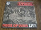 THE EXPLOITED - DOGS OF WAR LIVE GREY VINYL LP NEW SEALED